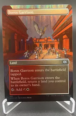 Boros Garrison (Borderless, Foil, #401, NM) Double Masters 2022 (2X2), MTG - Image 3