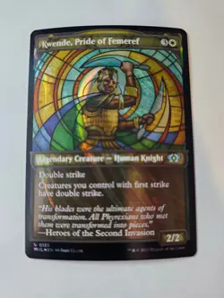 MTG - Kwende, Pride of Femeref Halo FOIL Showcase - Multiverse Legends - Image 1