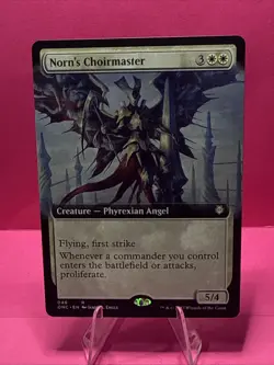 Norn's Choirmaster (Extended Art) Commander: Phyrexia: All Will Be One Regular - Image 1