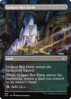MTG Golgari Rot Farm 2X2 Uncommon Foil #406 - Image 1