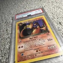 2000 Pokemon Dark Charizard 21/82 Non Holo Team Rocket - PSA NM - MT 8 - Image 2