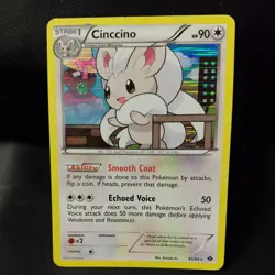 Cinccino Pokemon TCG BW Next Destinies Holo Rare 85/99 2012 - Image 1