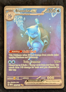 Pokemon - Blastoise ex 200/165 | Scarlet & Violet-151 Special Illustration Rare - Image 1