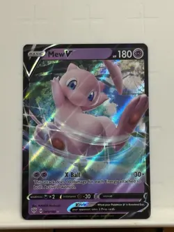 Pokemon Mew V 069/189 Ultra Rare Holo NM SWSH03 Darkness Ablaze - Image 1