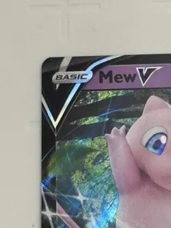 Pokemon Mew V 069/189 Ultra Rare Holo NM SWSH03 Darkness Ablaze - Image 2