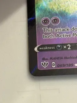 Pokemon Mew V 069/189 Ultra Rare Holo NM SWSH03 Darkness Ablaze - Image 5