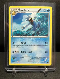Golduck 17/122 Rare Pokemon 2016 XY Breakpoint - LP - Image 1