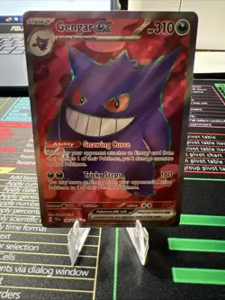 Pokemon Gengar ex 193/162 Full Art Temporal Forces *NM* - Image 1