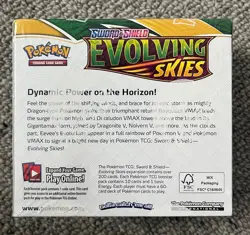 Pokemon TCG Evolving Skies Booster Box (36 packs) New/Factory Sealed - Image 3