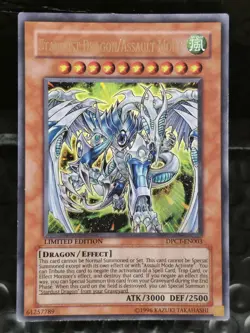 Yugioh Stardust Dragon/Assault Mode DPCT-EN003 Ultra Rare Limited Edition Lp - Image 1