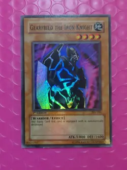 Yu-Gi-Oh! Gearfried the Iron Knight PSV-101 1st Edition Super Rare VLP - Image 1