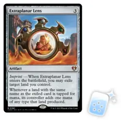 EXTRAPLANAR LENS Commander Masters Magic MTG MINT CARD - Image 1