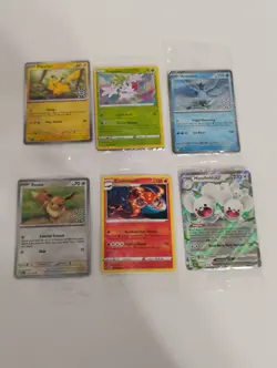 Pokemon Sealed Eevee/Pikachu Snowflake Stamped/GameStop Promo Holo Cards - Image 1