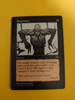 Reanimate. Sorcery Tempest. Old Vintage. Magic the Gathering Card - Image 1