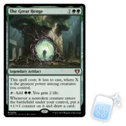 THE GREAT HENGE Commander Masters Magic MTG MINT CARD - Image 1