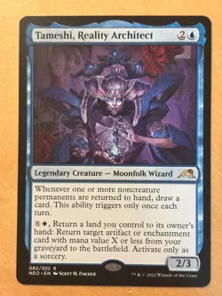 Magic the Gathering MTG Tameshi, Reality Architect Kamigawa Neon Dynasty NM - Image 1