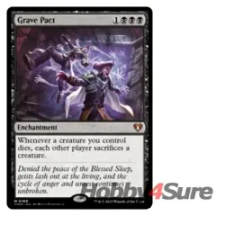 Grave Pact M/NM Magic: The Gathering MTG Commander Masters - Image 1
