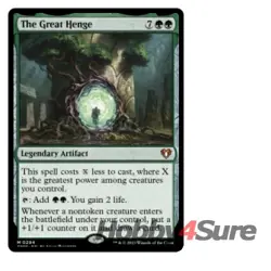 The Great Henge M/NM Magic: The Gathering MTG Commander Masters - Image 1