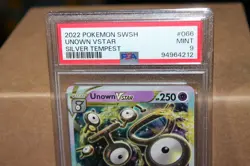 Unown VSTAR 066 Full Art 2022 Pokemon Silver Tempest PSA 9 Mint FREE SHIPPING! - Image 2