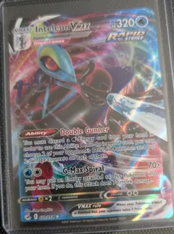 Fusion Strike Inteleon VMAX 079/264 Holo Ultra Rare Pokemon TCG - Image 1
