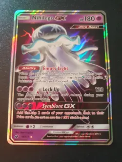 Pokemon TCG Nihilego GX Crimson Invasion 49/111 Near Mint - Image 1