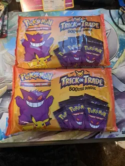 ONE Pokemon TCG Trick Or Trade Booster Bundle Halloween 40 Mini Packs Sealed 820650850783 - Image 1