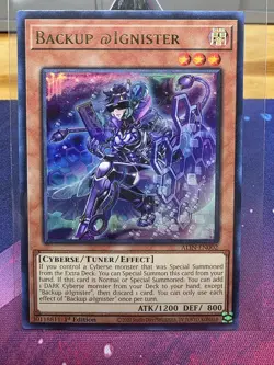 Yu-Gi-Oh TCG Backup @Ignister ALIN-EN002 1st Edition Ultra Rare Alliance Insight - Image 1