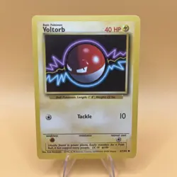 Voltorb 67/102 - Common 1999 English Base Set Pokemon Card - LP - Image 1