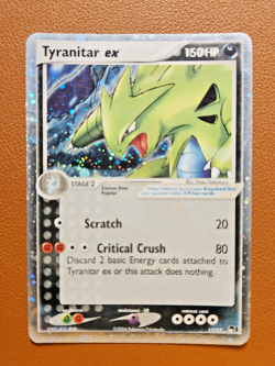 Tyranitar ex 17/17 Pop Series 1 2004 Holo Rare Pokemon Card TCG LP/MP - Image 1