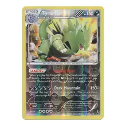 Tyranitar 56/124 Reverse Holo Fates Collide Pokemon Card NM - Image 1
