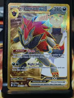 Pokemon TCG N's Zoroark EX Hyper Rare Holo Card 189/159 Sv09: Journey Together - Image 1