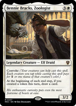 Bennie Bracks, Zoologist #57 | NM | Murders at Karlov Manor MKC Magic MTG - Image 1