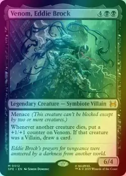 MTG - Venom, Eddie Brock - SPE 12 - FOIL - NM - Image 1