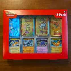 Sam’s Club Pokemon Scarlet And Violet 151 Mini Tin 4 Pack New Factory Sealed - Image 1