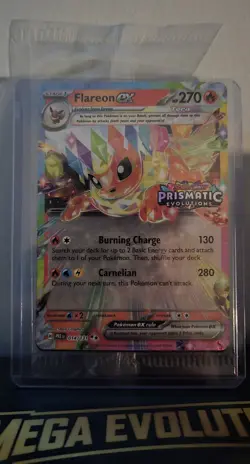 2025 Pokemon SV Prismatic Evolutions PRE EN Flareon ex Promos #014/131 - Image 1