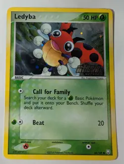 Ledyba 64/109 EX Team Rocket Returns Stamped - Pokemon Holo Foil Rare Nice! - Image 1