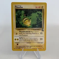 Pokemon Pikachu Bumblebee 2000 WOTC #27 Black Star Promo - Image 1