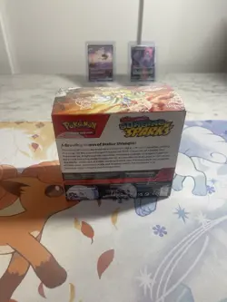 Pokemon TCG Scarlet and Violet Surging Sparks Booster box 36 packs small tear - Image 2