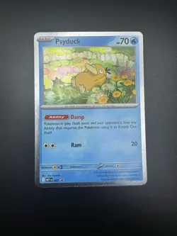 Pokemon TCG Psyduck Mega Evolutions Black Star Promo 007 Near Mint - Image 1