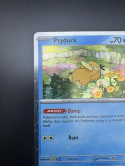 Pokemon TCG Psyduck Mega Evolutions Black Star Promo 007 Near Mint - Image 2