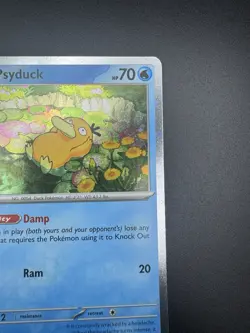 Pokemon TCG Psyduck Mega Evolutions Black Star Promo 007 Near Mint - Image 3