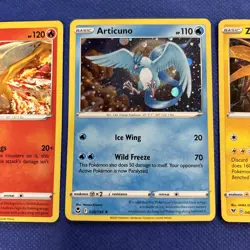 Pokemon TCG - Zapdos 48/185 Articuno 36/195 Moltres 21/172 Cosmos Holo Promo NM - Image 3