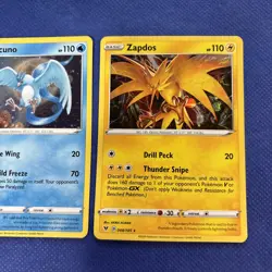 Pokemon TCG - Zapdos 48/185 Articuno 36/195 Moltres 21/172 Cosmos Holo Promo NM - Image 4