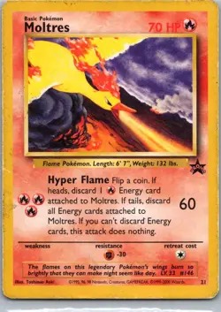 Pokemon TCG Moltres 21 Wizards Black Star Promos D - Image 1