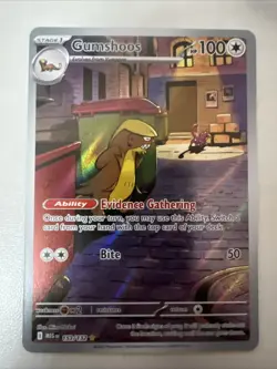 Pokemon TCG Gumshoos Illustration Rare #153/132 Mega Evolutions NM/M - Image 1