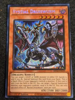 Yugioh Bystial Druiswurm MP23-EN159 Secret Rare 1st Ed NM - Image 1