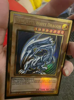 US SELLER Yu-Gi-Oh! Blue-Eyes White Dragon - MAGO-EN001 Premium Gold Rare 1st Ed - Image 1