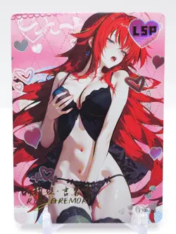 Femme Fatale - Anime Waifu LSP Trading Card - Rias Gremory - Image 1