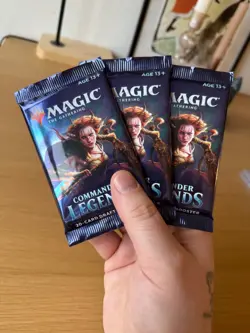 3x Magic the Gathering Commander Legends 20 Cards Draft Booster 2020 WOTC - Image 1