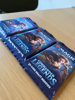 3x Magic the Gathering Commander Legends 20 Cards Draft Booster 2020 WOTC - Image 3
